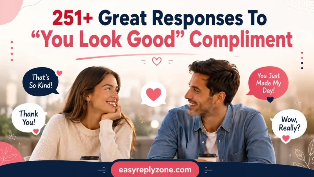 Great Responses To “You Look Good” Compliment