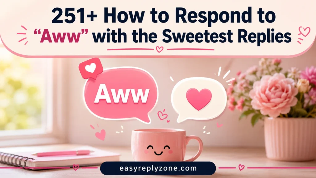 How to Respond to “Aww” with the Sweetest Replies