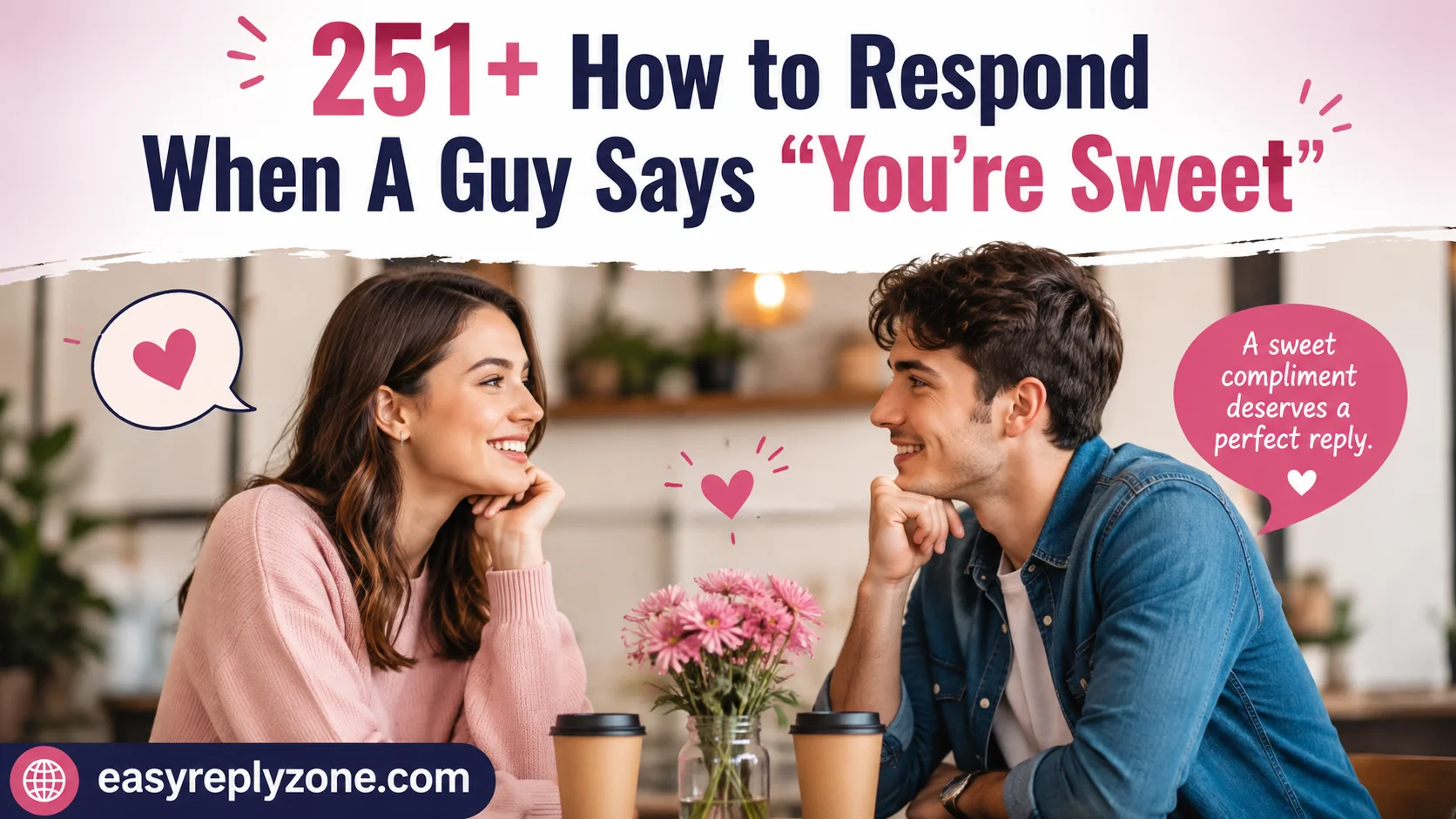 How to Respond When A Guy Says “You’re Sweet”
