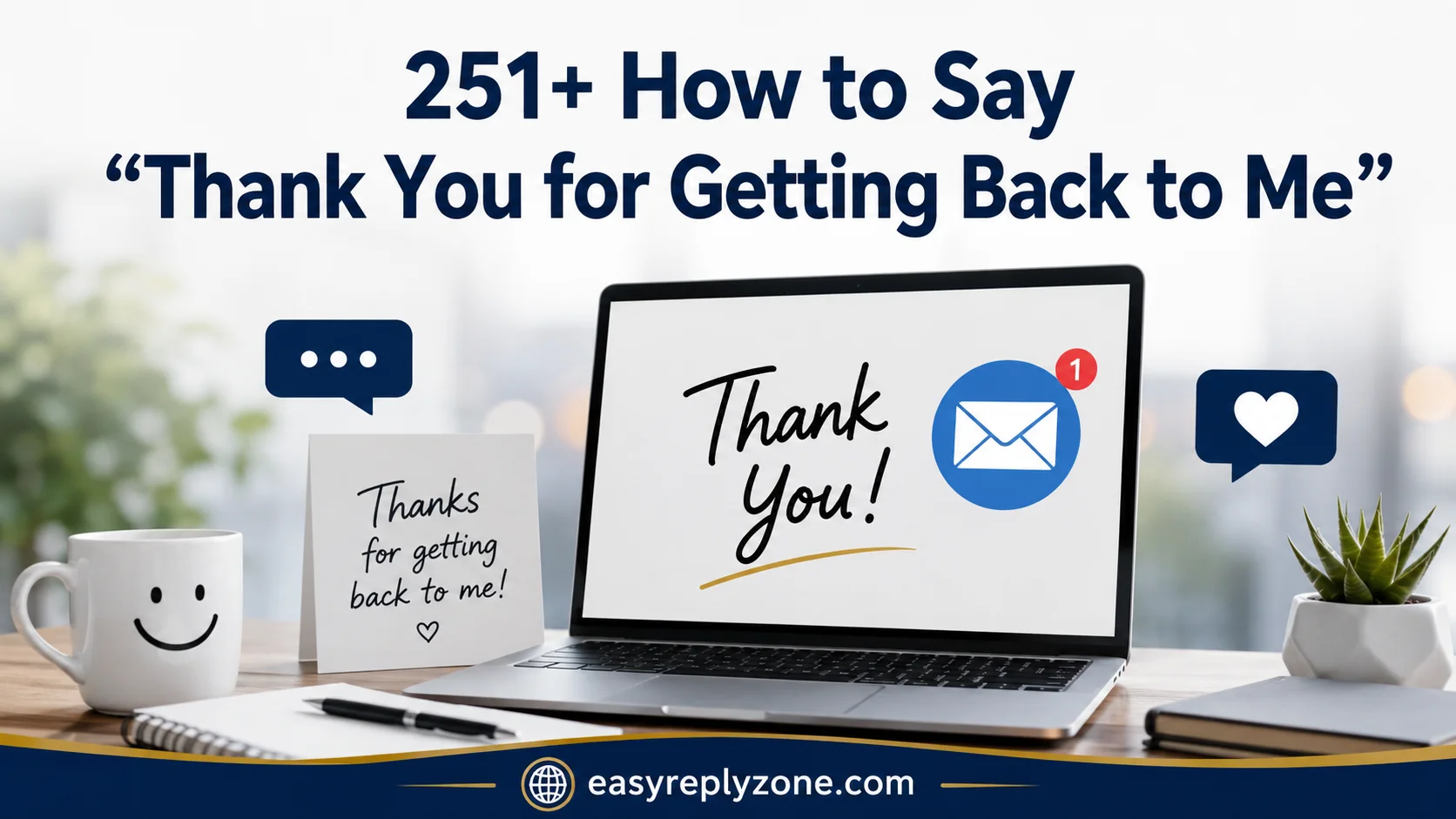 How to Say “Thank You for Getting Back to Me”