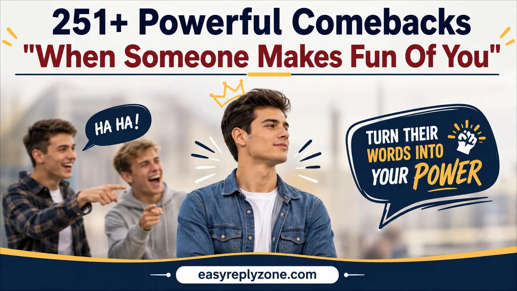 Powerful Comebacks “When Someone Makes Fun Of You”