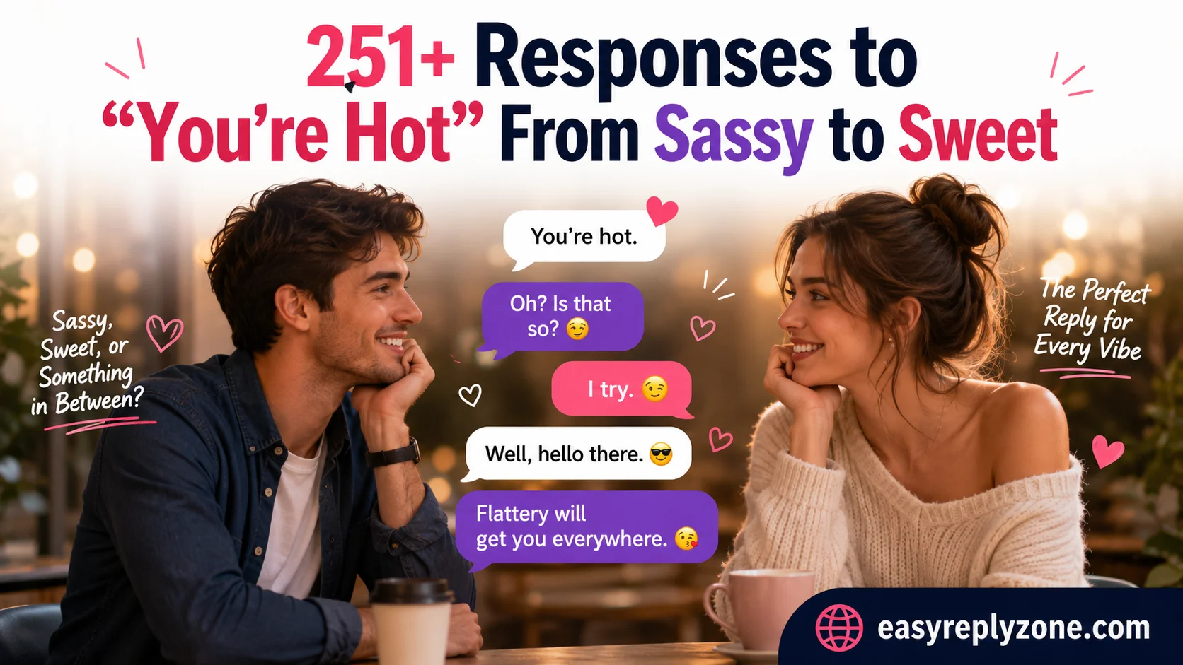 Responses to “You’re Hot” From Sassy to Sweet